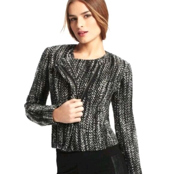 CAbi Gray Woven Jacket size 4 - Picture 3 of 12